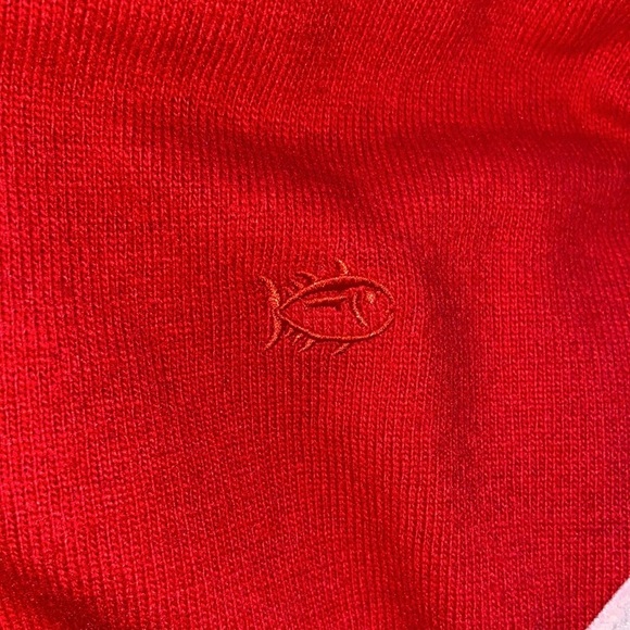 Southern Tide Red Quarter-Zip Pullover - Picture 6 of 10